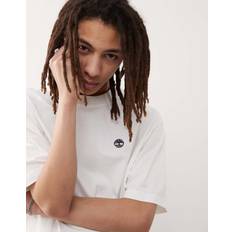 Timberland T-shirts Timberland Dunstan River T-shirt Oversize Med Liten Logga - Vit