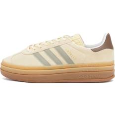 Beige - adidas Gazelle Skor adidas Gazelle Bold Sneakers - Gräddvita/Silverfärgade