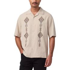 NN07 Ole Embroidery Shirt - Oatmeal