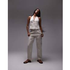 Mango Tailored Trouser Co-Ord - Ecru