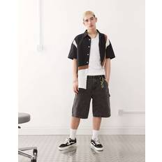Vans Trousers & Shorts Vans Drill Chore Loose Fit Denim Shorts - Washed Black