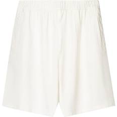 Bershka Hvide Shorts I Hørblanding