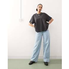 Weekday Boxy Fit Oversized T-Shirt - Off Black