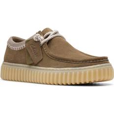 Clarks 42 - Herre Sko Clarks Torhill Lo Sko I Ruskind - Mørk Olivengrønne