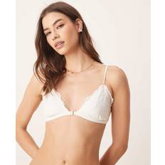 Abercrombie & Fitch Underwear Abercrombie & Fitch Lace Trim Bra Top White