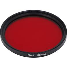 Threaded Camera Lens Filter Full Red Color 52mm 52mm
