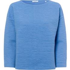 Man Blouses Opus Sweater Gottoman Blue Salt - Blue Salt