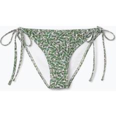 Lacoste Dame Badetøj Lacoste Bikinitrusser Med Gennemgående Krokodilleprint - Grøn