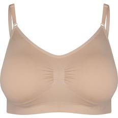 Magic Bodyfashion Comfort Bra With Spaghetti Strap Detail In Cappuccino - Neutral