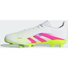 Adidas Football Shoes adidas Predator League FG/MG Football Boots - Cloud White/Lucid Pink/Lucid Lemon