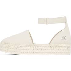 Calvin Klein Lave sko Calvin Klein Canvas Platform Espadrilles - Beige