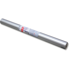 Vinyl Adhesive Film D-C-Fix Metallic Brushed Silver Sticky Vinyl Fablon 67cm x 1.5m Adhesive Film