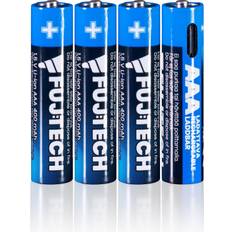 Fuj:tech Li-Ion USB-C Uppladdningsbart AAA Batteri 4 st