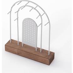 ProGarden ProGarden Smykkestativ Af Metal Base Af Træ - 18 x 4,5 cm
