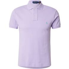 Purple Polo Shirts Polo Ralph Lauren Shirt Ajuste Slim Fit Coton Basic Mesh - Purple
