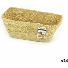 Privilege Multi-Purpose Seagrass Storage Rectangular Organizer Set of 24 Basket