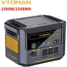 VTOMAN 1500W Portable Power Station 1548Wh Solar Generator