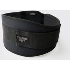 boohooMAN Mens Black Training Dept Weightlifting Belt