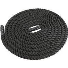 Black Fitness Jumping Rope Sporti Wave Rope 10M 38Mm Battle Rope