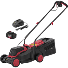 Meec gräsklippare Meec Tools 18 V 4,0 Ah 32 cm Batteridriven gräsklippare