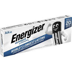 Aa lithium Energizer 634352 AA Ultimate Lithium Battery Pack of 10