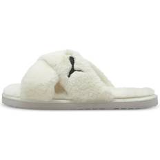 Puma Tofflor & Sandaler Puma Fluff X Strap Slide - Whisper White