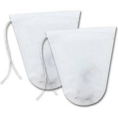 White Tea Strainers HKHBJS 100 Pcs Disposable Paper Bags for Loose Leaf Tea and Coffee Tea Strainer