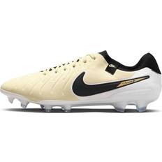 Brown Football Shoes Nike Tiempo Legend 10 FG - Lemonade Black