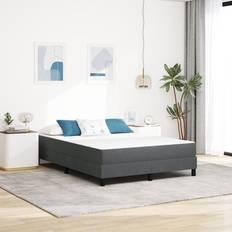 160cm - 200cm Spring Mattress vidaXL Dark Grey Memory Foam Mattress 160 x 200 cm Coil Spring Matress