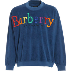 Burberry Jumpers Burberry Terrycloth Sweatshirt - Blue