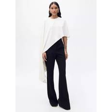White Capes & Ponchos Mango Gigi-A Draped Cape - White