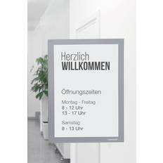 Gråa Magnetramar Magnetoplan Rahmen A4 Selbstklebend 2 Stück Grau