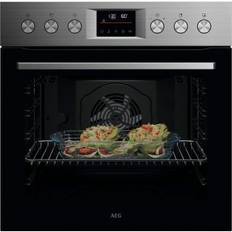 Backöfen AEG OU5PE40SM Einbauherd Backofen Edelstahl Mit Antifingerprint Edelstahl, Schwarz