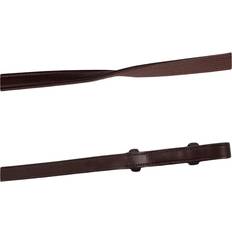 Reins Montar Leather Rubber Horse Reins ECO - Marron