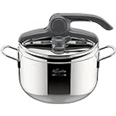 Irradial Control Lagoeasy'UP 5 l Schnellkochtopf aus Edelstahl 18/10 Ø 22 cm