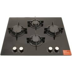 Cata Cata UBGHJ608LPG 64cm Black Glass 4 Burner LP Gas Hob