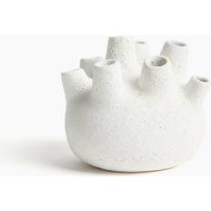 Ikebana H&M Lille Ikebana-Vase I Stentøj Hvid Vase