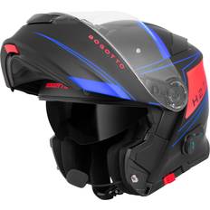 Bogotto H271 Taog Bluetooth Hjelm - Sort/Rød