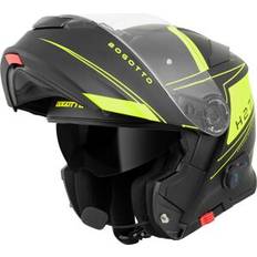 Bogotto H271 Taog Bluetooth Hjelm - Sort/Gul