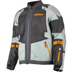 Klim Motorcykeljackor Klim Baja S4 2025 Enduro Mesh Motorcycle Textile Jacket - Grey/Orange
