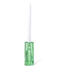 Hema Kandelaar M Glas Ribbel Groen