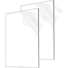 Acrylic Glass Sodial 2pcs 1/8in Thick Acrylic Sheets Clear Cast 8x12in