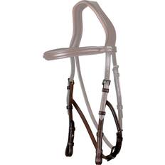 Brown Bits On Bit Mounts For Hackamore Dy’on - Marron