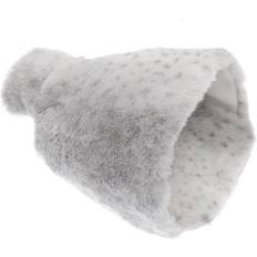 Country Club Snow Leopard Faux Fur Hot Water Bottle Foot Warmer