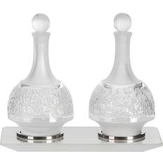 Lalique Versailles Set with Tray Oil- & Vinegar Dispenser
