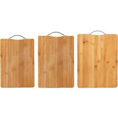 Tomtop Jms 3 Pcs Bamboo Cutting Double Sided Double Use Different Sizes Wood Cutting Board Set Chopping Board