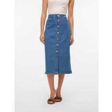 Vero Moda Women Skirts Vero Moda Mid Waist Midi Skirt