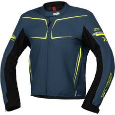 Yellow Motorcycle Jackets iXS TS-Pro ST+ Waterproof Motorcycle Textile Jacket - Blue/Yellow