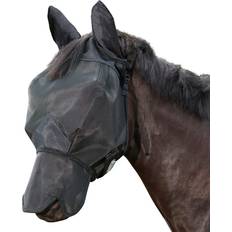 Weatherbeeta Comfitec Double Dart Deluxe Fly Mask With Ears And Nose - Black