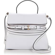 Moschino Bags Moschino Tie Me Leather Shoulder Bag - White